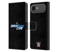 Head Case Designs Officially Licensed WWE Smack Down Live The Shows Leather Wallet Case Compatible With Apple iPhone 17 Air