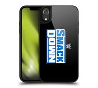 Head Case Designs Officially Licensed WWE Smack Down TV Program Logo Gel Armour Case [Military Grade Protection] Compatible With Apple iPhone XR