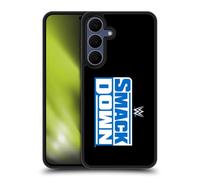 Head Case Designs Officially Licensed WWE Smack Down TV Program Logo Gel Armour Case [Military Grade Protection] Compatible With Samsung Galaxy S25 FE