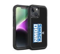 Head Case Designs Officially Licensed WWE Smack Down TV Program Logo Ultra-Armoured Shockproof Case [Military Grade Protection] Compatible With Apple iPhone 14