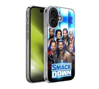 Head Case Designs Officially Licensed WWE Smackdown! Pay-Per-View Superstars Gel Case [Military Grade Protection] Compatible with Apple iPhone 17 and Compatible with MagSafe