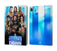 Head Case Designs Officially Licensed WWE Smackdown! Pay-Per-View Superstars Leather Wallet Case Compatible With Apple iPad Pro 12.9 2020/2021/2022