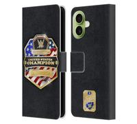 Head Case Designs Officially Licensed WWE Smackdown Tag Team Champion Title Belts Leather Wallet Case Compatible With Apple iPhone 17