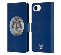 Head Case Designs Officially Licensed WWE Smackdown Tag Team Championship Title Belts Leather Wallet Case Compatible With Apple iPhone 16e