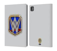 Head Case Designs Officially Licensed WWE Smackdown Women's Champion Title Belts Leather Wallet Case Compatible With Apple iPad Pro 11 M4 2024