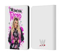 Head Case Designs Officially Licensed WWE Something Twisted Alexa Bliss Leather Wallet Case Compatible With Amazon Kindle 11th Gen 6in 2022