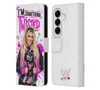 Head Case Designs Officially Licensed WWE Something Twisted Alexa Bliss Leather Wallet Case Compatible With Samsung Galaxy S26