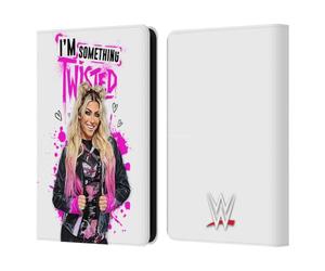 Head Case Designs Officially Licensed WWE Something Twisted Alexa Bliss Leather Wallet Case Compatible With Amazon Kindle 11th Gen 6in 2022