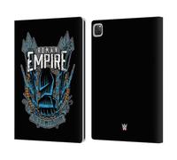 Head Case Designs Officially Licensed WWE Spear Everyone Roman Reigns Leather Wallet Case Compatible With Apple iPad Pro 13 M4 2024