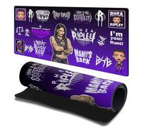 Head Case Designs Officially Licensed WWE Sticker Collage Rhea Ripley Gaming Office Desk PC Keyboard Mouse Mat Pad 23.62 x 11.81 x 0.12 inches (600 x 300 mm) - L