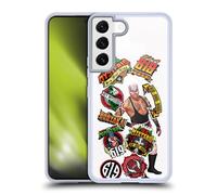 Head Case Designs Officially Licensed WWE Sticker Print Rey Mysterio Graphics Gel Case [Military Grade Protection] Compatible with Samsung Galaxy S22 5G and Compatible with MagSafe