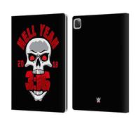 Head Case Designs Officially Licensed WWE Stone Cold Hell Yeah Superstars 5 Leather Wallet Case Compatible With Apple iPad Pro 13 M4 2024