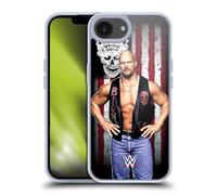 Head Case Designs Officially Licensed WWE Stone Cold Steve Austin American Flag Superstars Gel Case [Military Grade Protection] Compatible with Apple iPhone 16e and Compatible with MagSafe