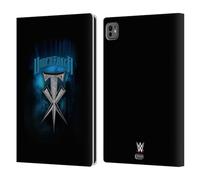 Head Case Designs Officially Licensed WWE Stone Cross Undertaker Leather Wallet Case Compatible With Apple iPad Pro 11 M4 2024