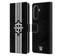 Head Case Designs Officially Licensed WWE Striped Logo Seth Rollins Leather Wallet Case Compatible With Samsung Galaxy A17 4G / 5G