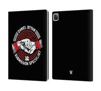 Head Case Designs Officially Licensed WWE Submission Specialist Daniel Bryan Leather Wallet Case Compatible With Apple iPad Pro 13 M4 2024