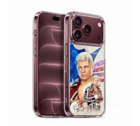 Head Case Designs Officially Licensed WWE Superstar Graphics Cody Rhodes Gel Case [Military Grade Protection] Compatible with Apple iPhone 18 Pro and Compatible with MagSafe