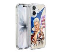 Head Case Designs Officially Licensed WWE Superstar Graphics Cody Rhodes Gel Case [Military Grade Protection] Compatible with Apple iPhone 17 and Compatible with MagSafe
