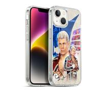 Head Case Designs Officially Licensed WWE Superstar Graphics Cody Rhodes Gel Case [Military Grade Protection] Compatible With Apple iPhone 14