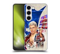 Head Case Designs Officially Licensed WWE Superstar Graphics Cody Rhodes Hard Back Case Compatible With Samsung Galaxy S23 5G
