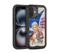 Head Case Designs Officially Licensed WWE Superstar Graphics Cody Rhodes Ultra-Armoured Shockproof Case [Military Grade Protection] Compatible With Apple iPhone 16
