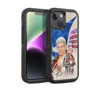 Head Case Designs Officially Licensed WWE Superstar Graphics Cody Rhodes Ultra-Armoured Shockproof Case [Military Grade Protection] Compatible With Apple iPhone 14
