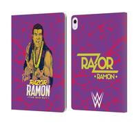 Head Case Designs Officially Licensed WWE The Bad Guy Razor Ramon Leather Wallet Case Compatible With Apple iPad Air 13 2024/2025