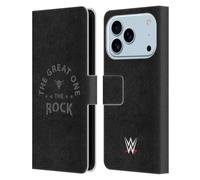 Head Case Designs Officially Licensed WWE The Great One The Rock Leather Wallet Case Compatible With Apple iPhone 17 Pro