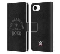 Head Case Designs Officially Licensed WWE The Great One The Rock Leather Wallet Case Compatible With Apple iPhone 16e