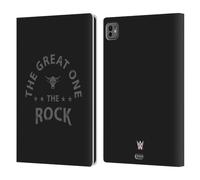 Head Case Designs Officially Licensed WWE The Great One The Rock Leather Wallet Case Compatible With Apple iPad Pro 11 M4 2024