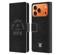 Head Case Designs Officially Licensed WWE The Great One The Rock Leather Wallet Case Compatible With Apple iPhone 17 Pro Max