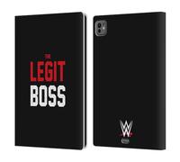 Head Case Designs Officially Licensed WWE The Legit Boss Sasha Banks Leather Wallet Case Compatible With Apple iPad Pro 11 M4/M5 2024/2025
