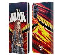 Head Case Designs Officially Licensed WWE The Man Becky Lynch Leather Wallet Case Compatible With Samsung Galaxy A15