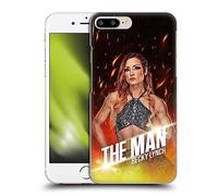 Head Case Designs Officially Licensed WWE The Man Portrait Becky Lynch Hard Back Case Compatible With Apple iPhone 7 Plus/iPhone 8 Plus