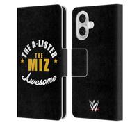 Head Case Designs Officially Licensed WWE The Miz A-Lister Superstars 6 Leather Wallet Case Compatible With Apple iPhone 16