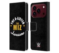 Head Case Designs Officially Licensed WWE The Miz A-Lister Superstars 6 Leather Wallet Case Compatible With Apple iPhone 18 Pro