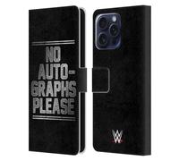 Head Case Designs Officially Licensed WWE The Miz No Autographs Please Superstars 6 Leather Wallet Case Compatible With Apple iPhone 16 Pro Max