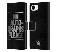 Head Case Designs Officially Licensed WWE The Miz No Autographs Please Superstars 6 Leather Wallet Case Compatible With Apple iPhone 16e