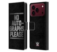Head Case Designs Officially Licensed WWE The Miz No Autographs Please Superstars 6 Leather Wallet Case Compatible With Apple iPhone 18 Pro Max