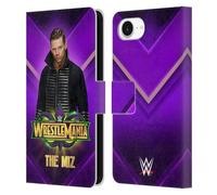 Head Case Designs Officially Licensed WWE The Miz Wrestlemania 34 Superstars Leather Wallet Case Compatible With Apple iPhone 16e