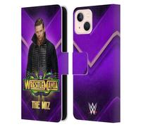Head Case Designs Officially Licensed WWE The Miz Wrestlemania 34 Superstars Leather Wallet Case Compatible With Apple iPhone 13