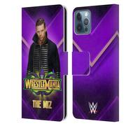 Head Case Designs Officially Licensed WWE The Miz Wrestlemania 34 Superstars Leather Wallet Case Compatible With Apple iPhone 12 / iPhone 12 Pro