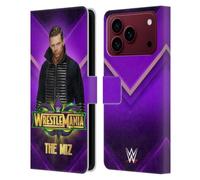 Head Case Designs Officially Licensed WWE The Miz Wrestlemania 34 Superstars Leather Wallet Case Compatible With Apple iPhone 18 Pro Max