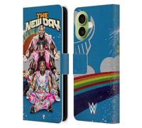 Head Case Designs Officially Licensed WWE The New Day Superstars Leather Wallet Case Compatible With Apple iPhone 17