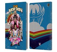 Head Case Designs Officially Licensed WWE The New Day Superstars Leather Wallet Case Compatible With Amazon Fire Max 11 2023