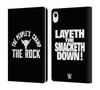 Head Case Designs Officially Licensed WWE The People's Champ The Rock Leather Wallet Case Compatible With Apple iPad mini (2021/2024)