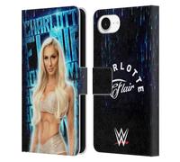 Head Case Designs Officially Licensed WWE The Queen Charlotte Flair Leather Wallet Case Compatible With Apple iPhone 16e