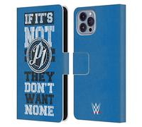 Head Case Designs Officially Licensed WWE They Don't Want None Aj Styles Leather Wallet Case Compatible With Apple iPhone 14