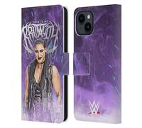 Head Case Designs Officially Licensed WWE This Is My Brutality Rhea Ripley Leather Wallet Case Compatible With Apple iPhone 15
