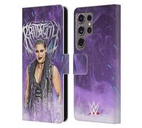 Head Case Designs Officially Licensed WWE This Is My Brutality Rhea Ripley Leather Wallet Case Compatible With Samsung Galaxy S24 Ultra 5G